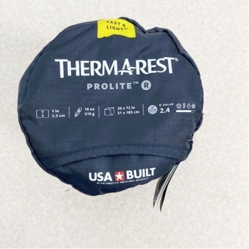 【未使用品タグ付】プロライト®️ THERMAREST PROLITE R
