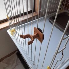 (お話し中)犬用ゲージ2.トイレ2.ドリンクホルダー2の画像