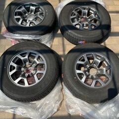 中古ジムニーシエラJB74純正アルミホイル&タイヤ ５本