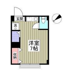 💙💙初期費用5万円！フリーレント1ヶ月付き😍敷礼０！《1R》府中...