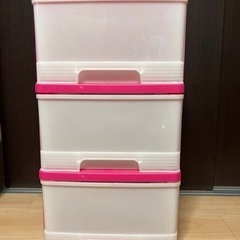 衣服収納ケース、3段