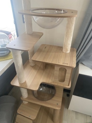 キャットタワー 木製