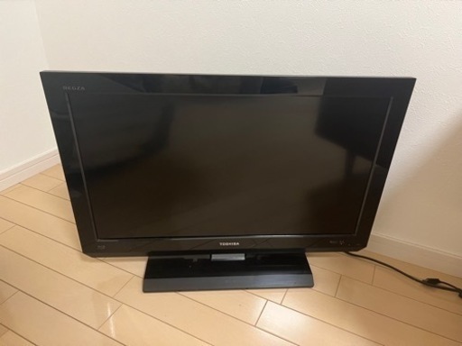 TOSHIBA REGZA テレビ(リモコン/説明書/TVアンテナケーブル付き)
