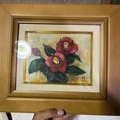 額縁と絵　11.2✕9.8 絵画　アート　フレーム