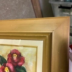額縁と絵　11.2✕9.8 絵画　アート　フレームの画像