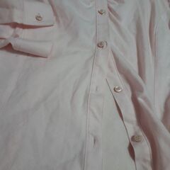 13号　ピンク　シャツ　ブラウス無料の画像