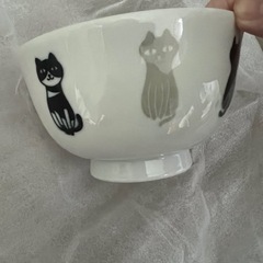 猫柄　ネコ模様　飯椀　丼　美濃焼　計13個　未使用　バラ売り場可能の画像