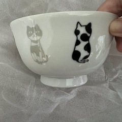 猫柄　ネコ模様　飯椀　丼　美濃焼　計13個　未使用　バラ売り場可能の画像