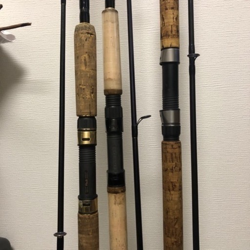 3本セット。アキアジ、サクラ、カラフト向け？ロッド！