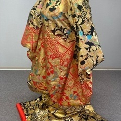 花嫁打掛　正絹　金箔　友禅　鳳凰　定価60万の画像