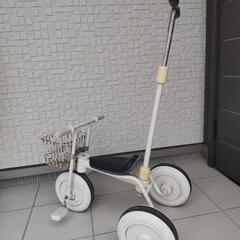無印良品　三輪車　舵取り棒付き

