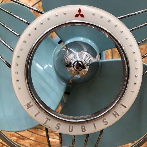 Wa593  昭和レトロ 三菱扇風機  ＤＭ－１２ＮＢ   昭和46年製