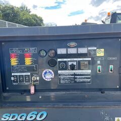 【SDG60S-7B1】 2015年製 15,999時間 発電機 AIRMANの画像