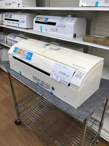 ★ジモティ割あり★ HITACHI エアコン  2.2kw 18年製 室内機分解洗浄 SJ3319