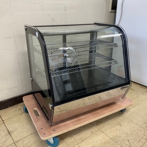 美品★Hijiru 業務用 冷蔵ショーケース 対面 ガラス 120L 21年製 HJR-UTK120