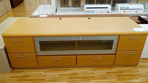 ★ジモティ割あり★  TV台 ナチュラル H53×D59×W170 クリーニング済み YJ632