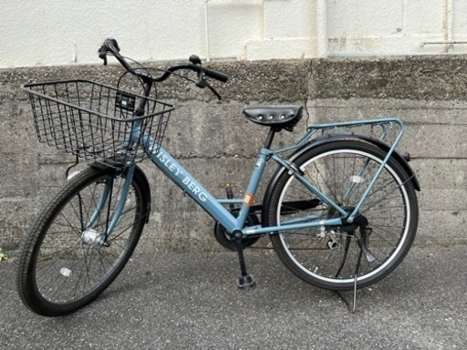 【取引中】自転車　26インチ　オートライト　6段変速