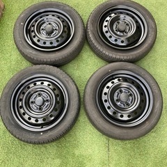 9月30日　お取引終了　155 65 r14 タイヤ　ホイール　４本セット