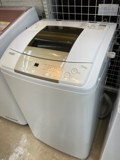 Haier?お急ぎコースで10分！?7kg洗濯機8540