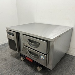 フクシマ　業務用　ドロアー2段冷蔵庫　７５L　ホテルパン付き　２...