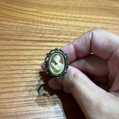商談中 アンティーク　カメオリング
