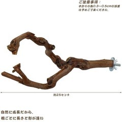 インコ　オウム　とまり木 天然ブドウの木  2本セットの画像