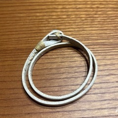 商談中 レザーブレスレットの画像