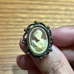 商談中 アンティーク　カメオリングの画像