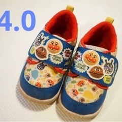 【アンパンマン♡ならコレ！】ムーンスター アンパンマン ベビーシューズ 14cmの画像