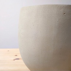 テラニアスバルーン10号鉢、植木鉢、観葉植物、白色、30センチ、軽量の画像