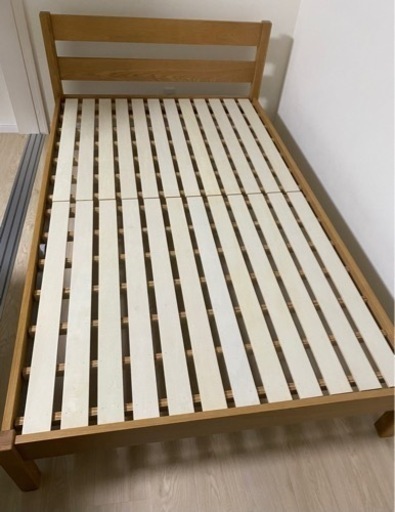 セミダブルベッドフレーム　無印良品