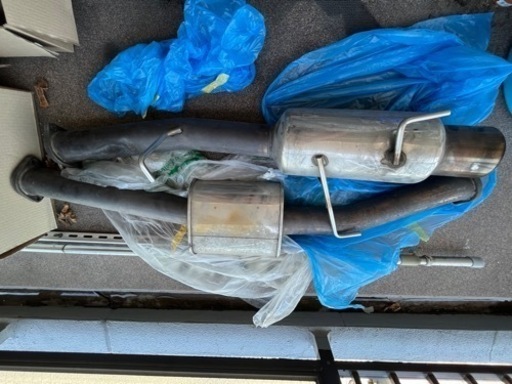 シルビアS15スペックR マフラー　ヤシオファクトリー？