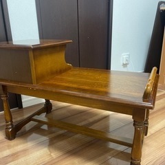 カリモク　電話台の画像