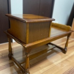 カリモク　電話台の画像