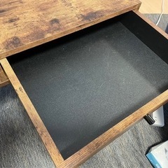 テーブル 引き出し付きの画像