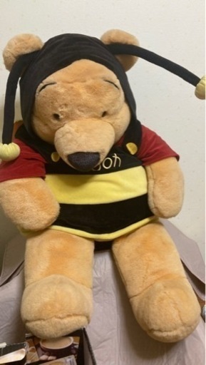 レア★くまのプーさん　ジャンボぬいぐるみ