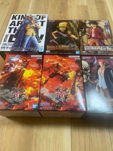 ONE PIECEフィギュア6体　未開封