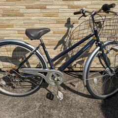 中古自転車 6段変速 27インチ （LEDオートライト） 軽整備済み 安い