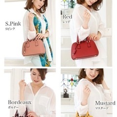 【美品】コンパクト　ハンドバッグの画像
