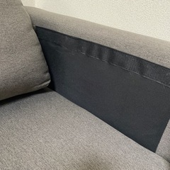 ソファー　グレーの画像