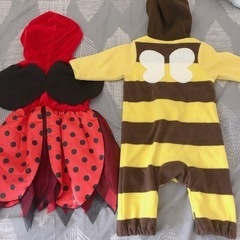 お値下げ　
ハロウィンコスチューム　てんとう虫　蜂　セットの画像
