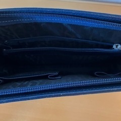 バッグ　本皮　ニノセルッティ　紺色の画像