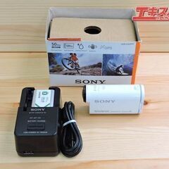 おまけたくさん付属！ SONY 防滴ウェアラブルカメラ/ビデオカメラ HDR-AS200V 基本動作確認済み 2015年式 中古品 エキスパート藤沢辻堂店