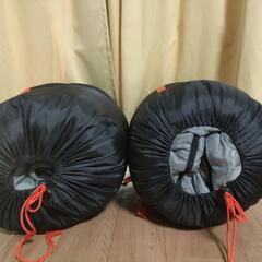 コールマン　ハドソンダブル　シュラフ　寝袋　2個の画像