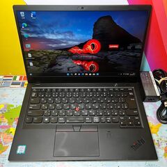 JC0830 レノボ Thinkpad X1 Carbon 6th i7 16gb /512GB Win11 office 高性能 大容量 ハイスピード