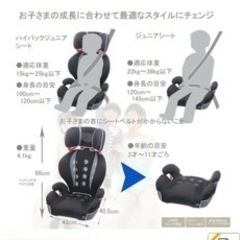 ジュニアシート　エールべべ サラットハイバックジュニアクワトロの画像