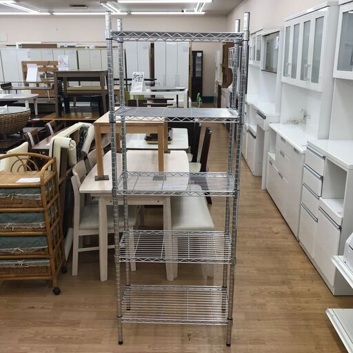 ★ジモティ割あり★ アイリスオーヤマ シルバーラック シルバー H179×W66×D35 クリーニング済み KJ2872