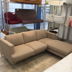 【✨値下げ致しました✨ナチュラル❗️可愛いカウチソファ❗️カバー...