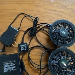 空調服用　ファン、バッテリー、充電器セット