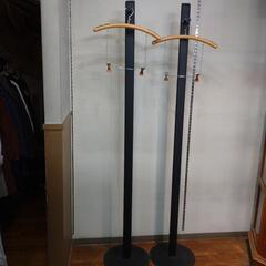 店舗用 1点掛けポール ハンガー付き2点セット※1点でも可 